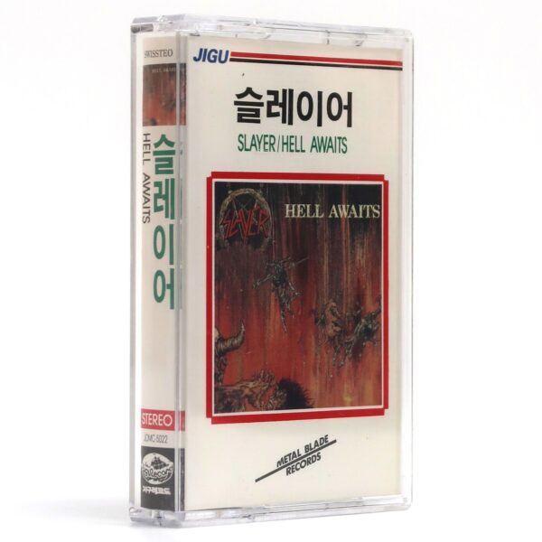 Slayer - Hell Awaits Korean Cassette Tape Album Korea