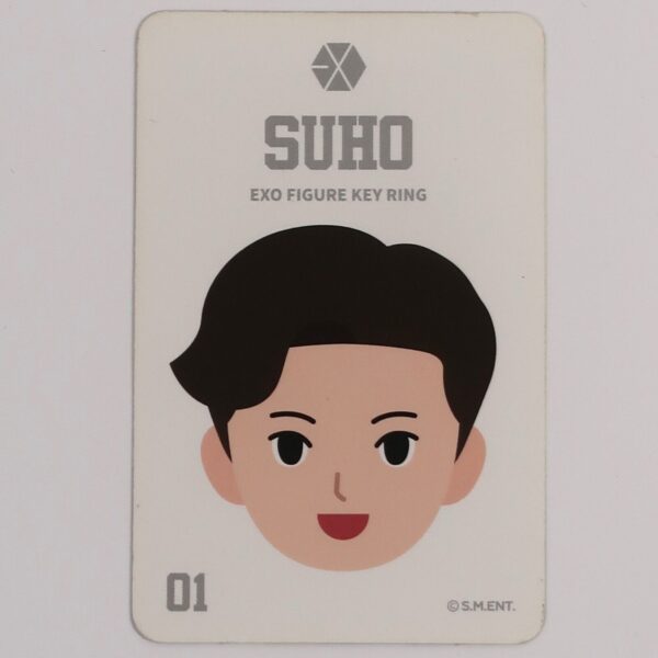 Exo Figure Key Ring Suho Photocard