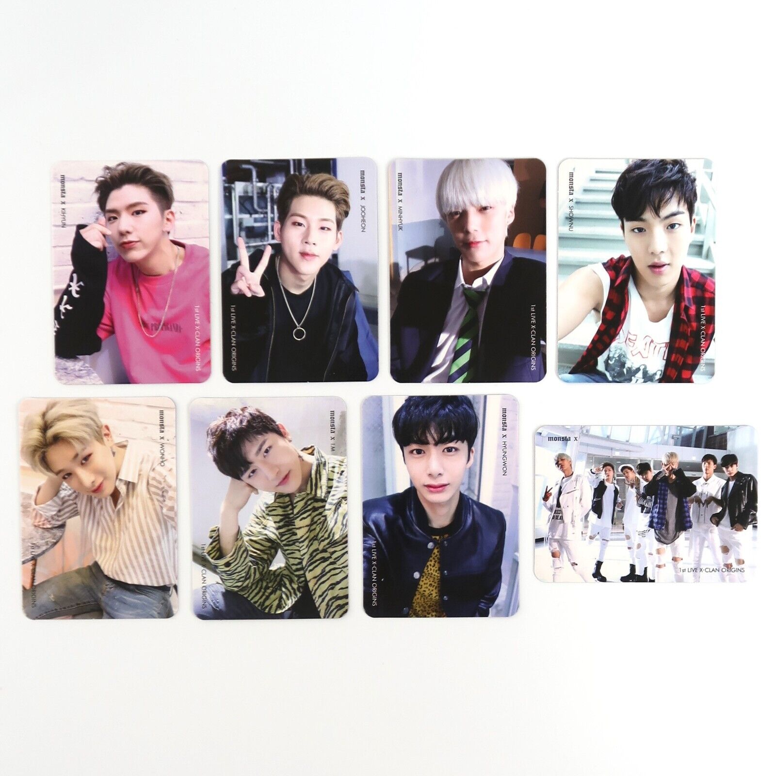10-2997.jpg Monsta X 1st Live X-Clan Origins Photocards PC