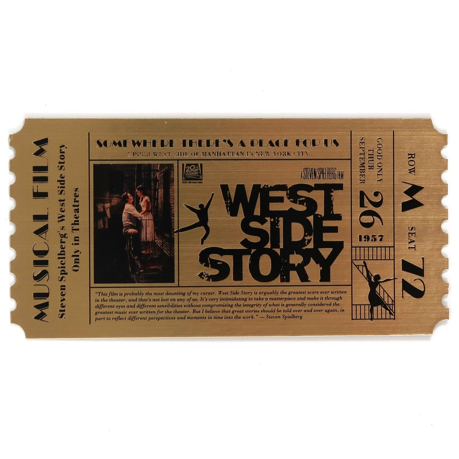 10-3.png West Side Story Megabox Original Ticket Limited Korea Korean Steven Spielberg