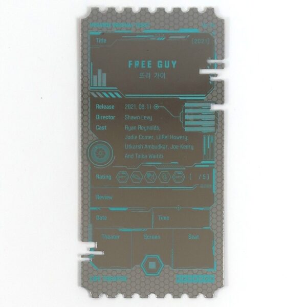 Free Guy Megabox Original Ticket Limited Korea Korean Ryan Reynolds