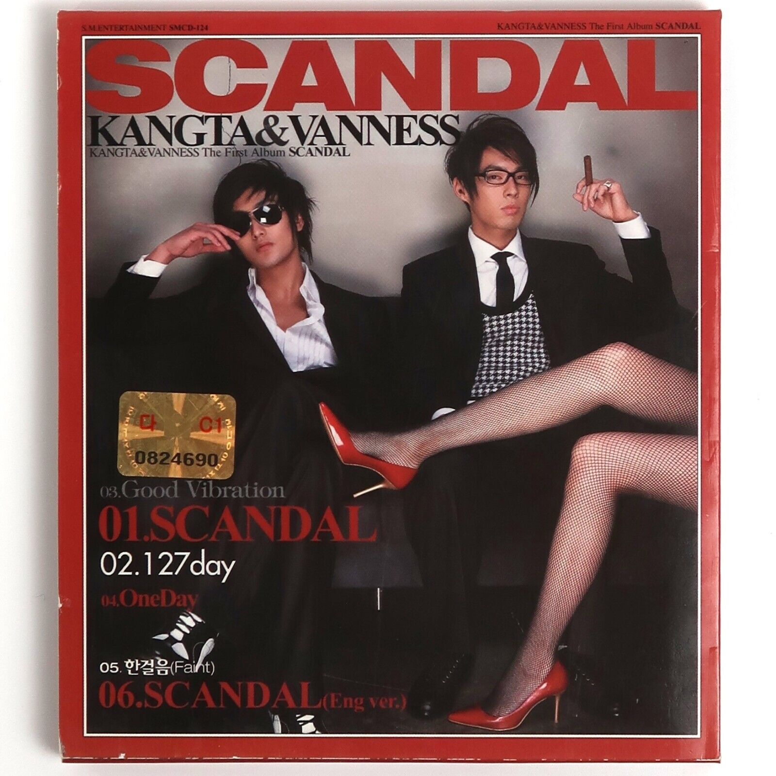 10-3316.jpg Kangta & Vanness - Scandal CD Album 2006 H.O.T. Wu Korea K-pop