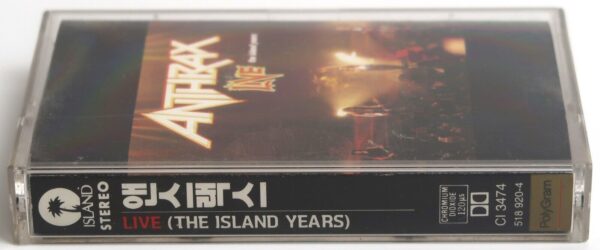 Anthrax - Live The Island Years Album Korean Cassette Tape Korea