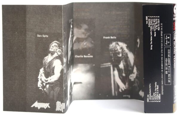 Anthrax - Live The Island Years Album Korean Cassette Tape Korea