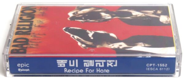 Bad Religion - Recipe For Hate Album Korean Cassette Tape Korea