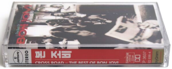 Bon Jovi - Cross Road / The Best Of Album Korean Cassette Tape Korea
