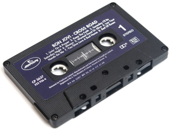 Bon Jovi - Cross Road / The Best Of Album Korean Cassette Tape Korea