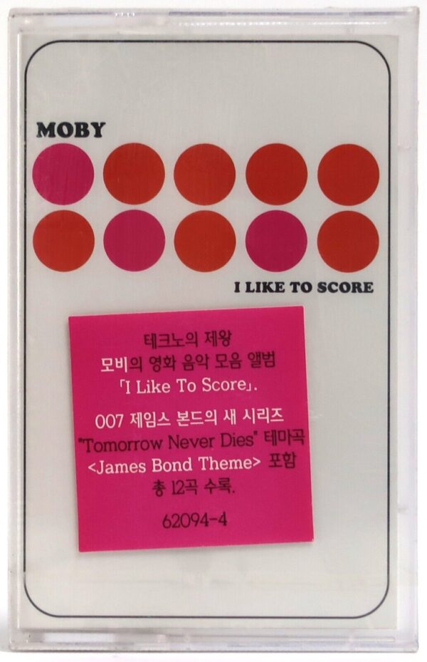 Moby - I Like To Score Korean Cassette Tape Factory Sealed Korea