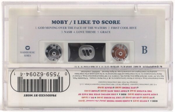 Moby - I Like To Score Korean Cassette Tape Factory Sealed Korea