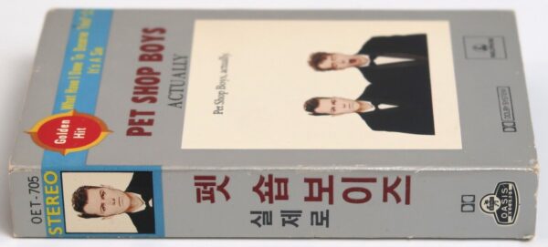 Pet Shop Boys - Actually Korean Cassette Tape Korea