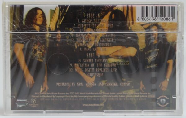 Cannibal Corpse - Gore Obsessed Album Korean New Sealed Cassette Tape Korea