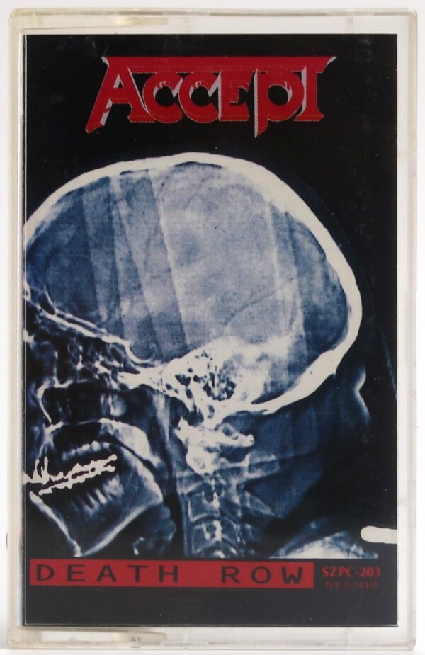 Accept - Death Row Album Korean Cassette Tape Korea