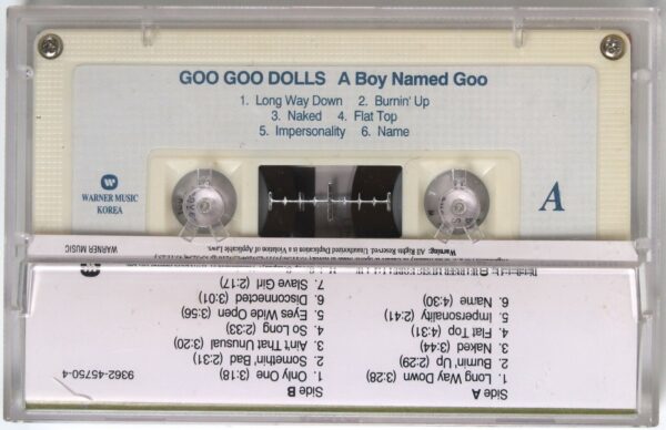 Goo Goo Dolls - A Boy Named Goo Korean Cassette Tape Korea