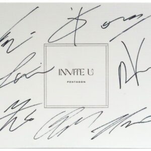 10-4043.jpg Pentagon - Invite U Signed Autographed Promo CD Album K-Pop 2022 IN:VITE U