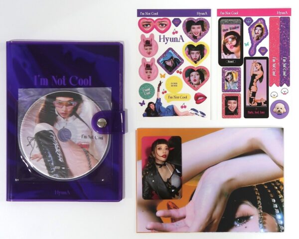HyunA - I'm Not Cool Album CD + Photocard Poster Stickers Wonder Girls 2021