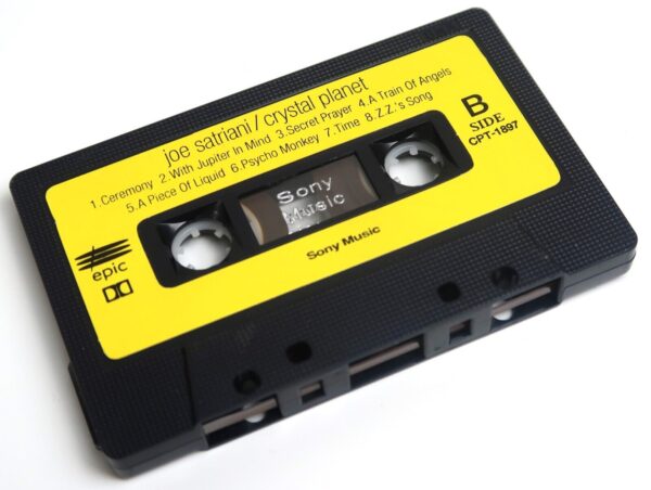 Joe Satriani - Crystal Planet Korean Cassette Tape Korea