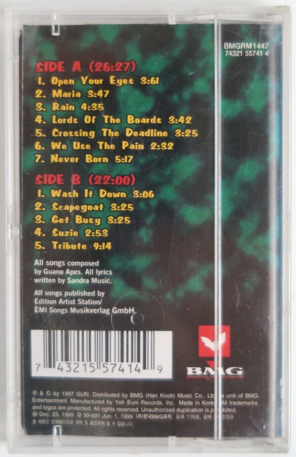 Guano Apes - Proud Like A God Album Korean Cassette Tape Sealed Korea