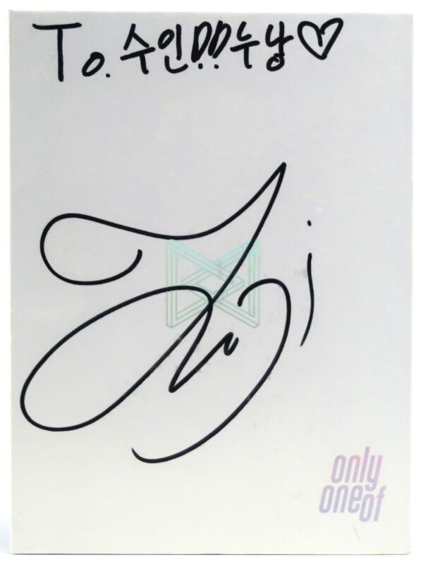 Onlyoneof - Instinct Part 1 Album Junji Signed Autographed 2021 [no disc]