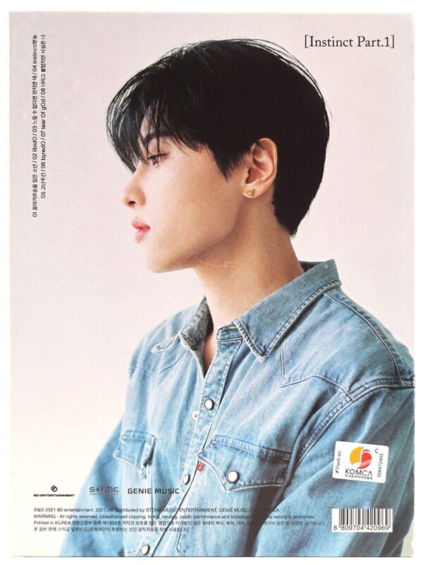 Onlyoneof - Instinct Part 1 Album Junji Signed Autographed 2021 [no disc]