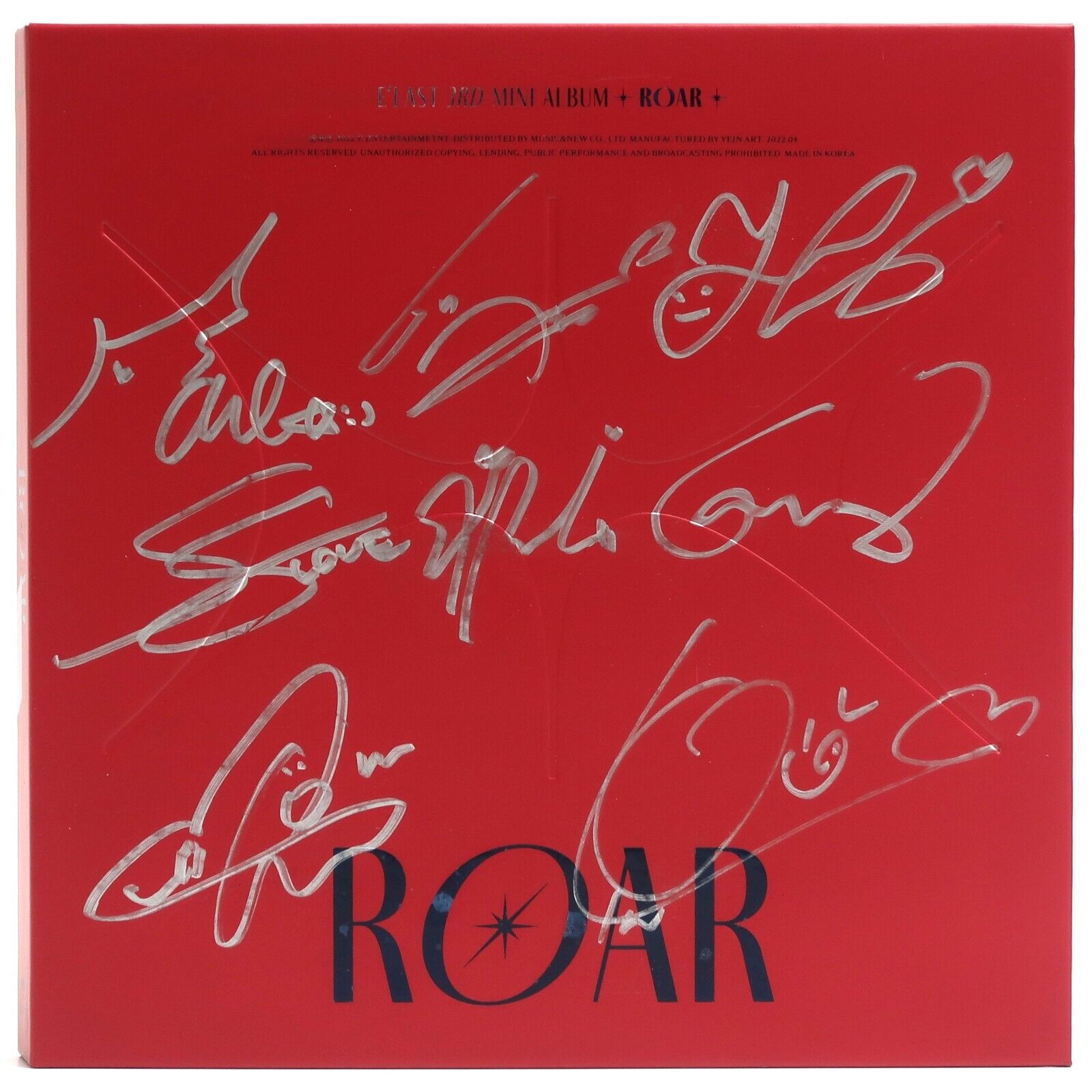10-4614.jpg E'Last - Roar Signed Autographed CD Album + Photocards K-Pop 2022