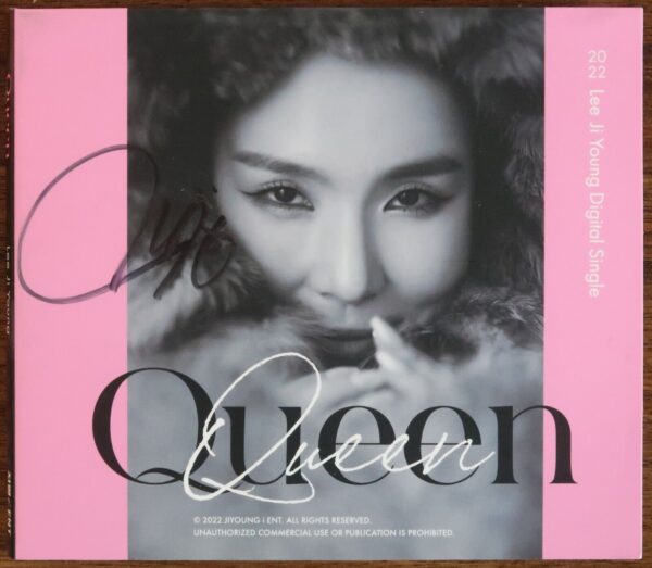 10-537.jpg Lee Ji Young - Queen Signed Autographed CD Digital Single K-Pop 2022 Big Mama