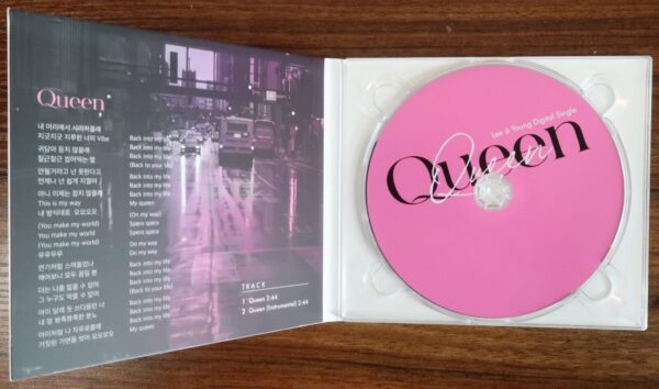 10-540.jpg Lee Ji Young - Queen Signed Autographed CD Digital Single K-Pop 2022 Big Mama