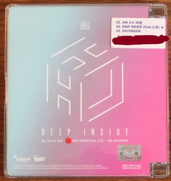 10-542.jpg Heejun Han - Deep Inside Signed Autographed CD Promo 2018 K-pop HHJ