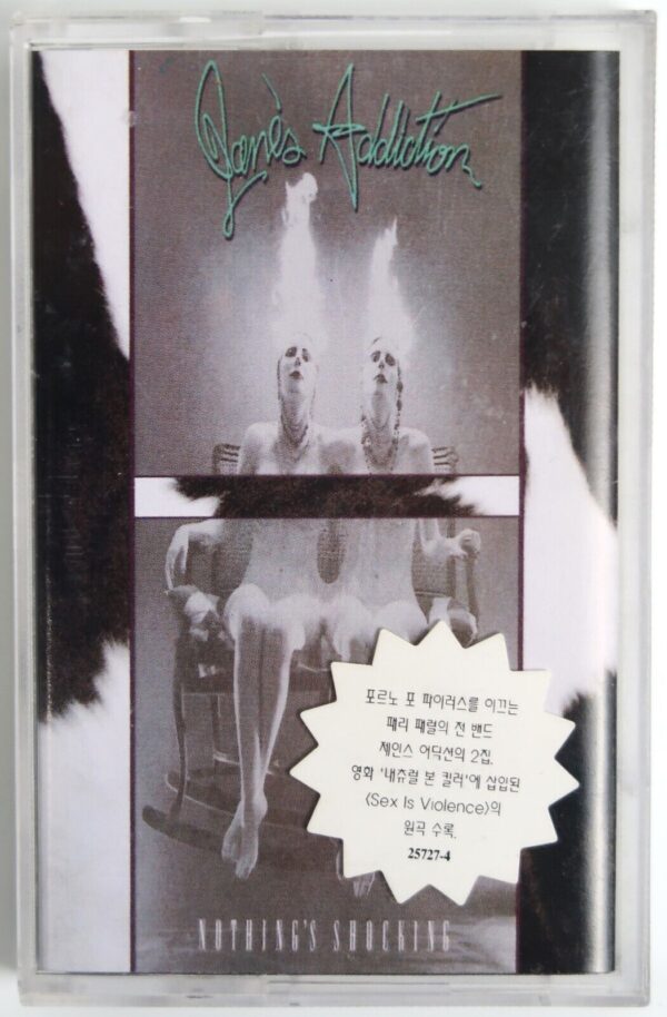 Jane's Addiction - Nothing's Shocking Korean Cassette Tape Korea