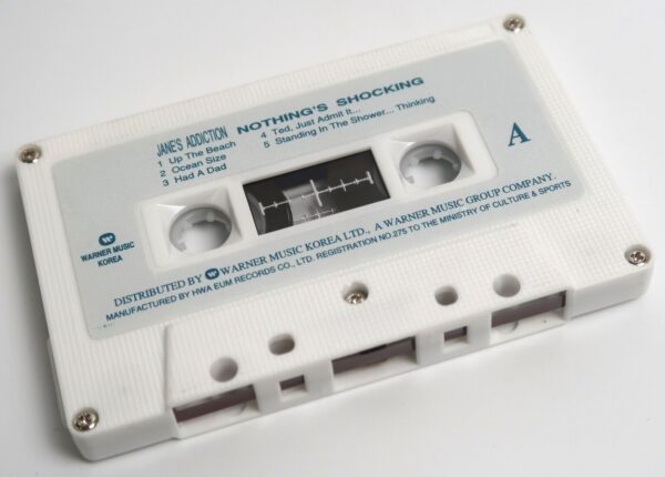 Jane's Addiction - Nothing's Shocking Korean Cassette Tape Korea