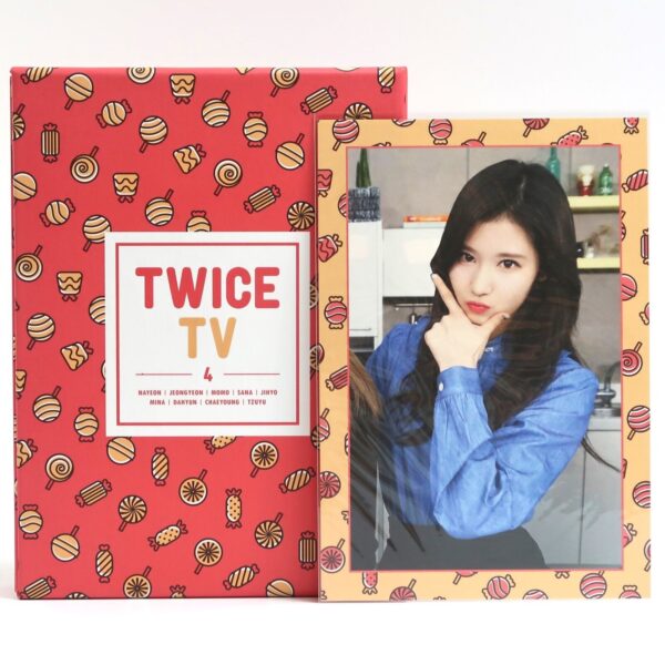 Twice TV4 DVD Set Sana Postcard 2017 K-Pop TV 4