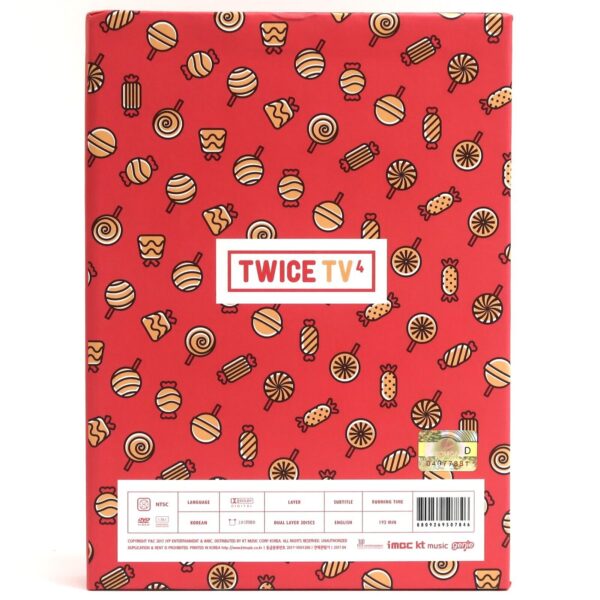 Twice TV4 DVD Set Sana Postcard 2017 K-Pop TV 4