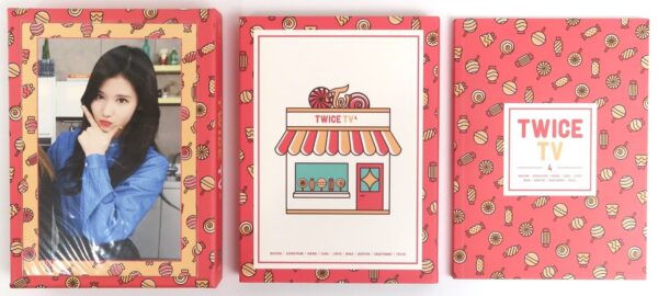 Twice TV4 DVD Set Sana Postcard 2017 K-Pop TV 4