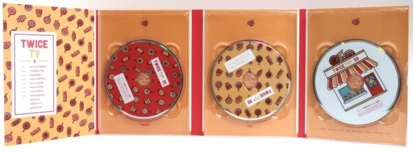 Twice TV4 DVD Set Sana Postcard 2017 K-Pop TV 4