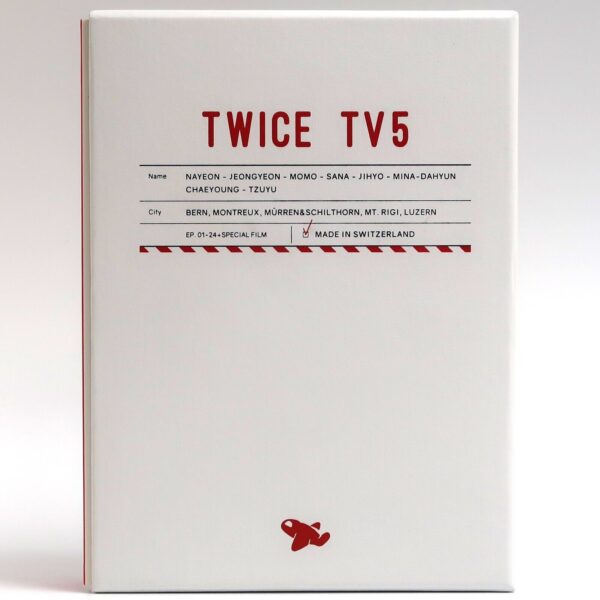 Twice TV5 DVD Set No Postcard 2018 K-Pop TV 5 Switzerland