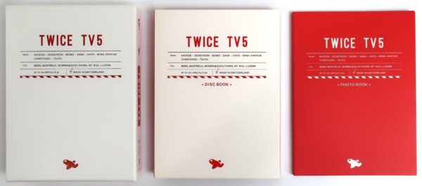 Twice TV5 DVD Set No Postcard 2018 K-Pop TV 5 Switzerland