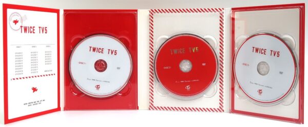 Twice TV5 DVD Set No Postcard 2018 K-Pop TV 5 Switzerland