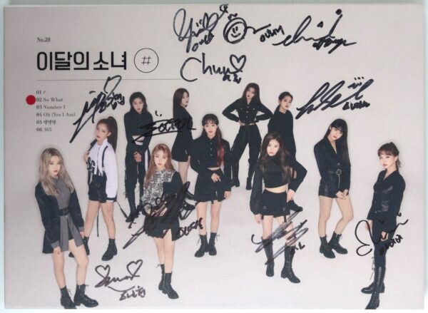 Loona # Hash Signed Autographed CD Album Promo K-Pop 2020 이달의소녀