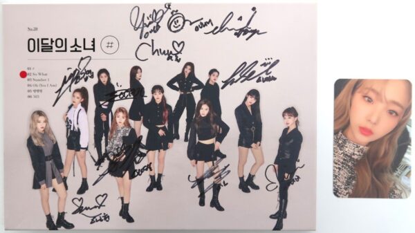 Loona # Hash Signed Autographed CD Album Promo K-Pop 2020 이달의소녀