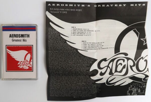 Aerosmith - Greatest Hits Album Korean Cassette Tape Korea