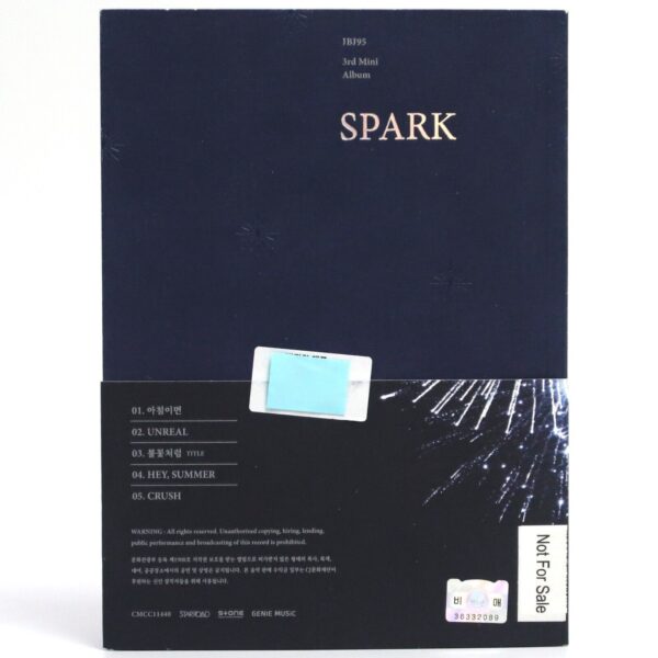 10-65.jpg JBJ95 - Spark (Chapter 2) Signed Autographed CD 3rd Mini Album Promo K-pop 2019