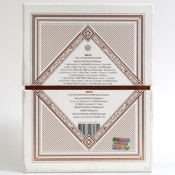 Vixx - Live Fantasia Elysium DVD Set +Standee Photo 2017 K-Pop [read]