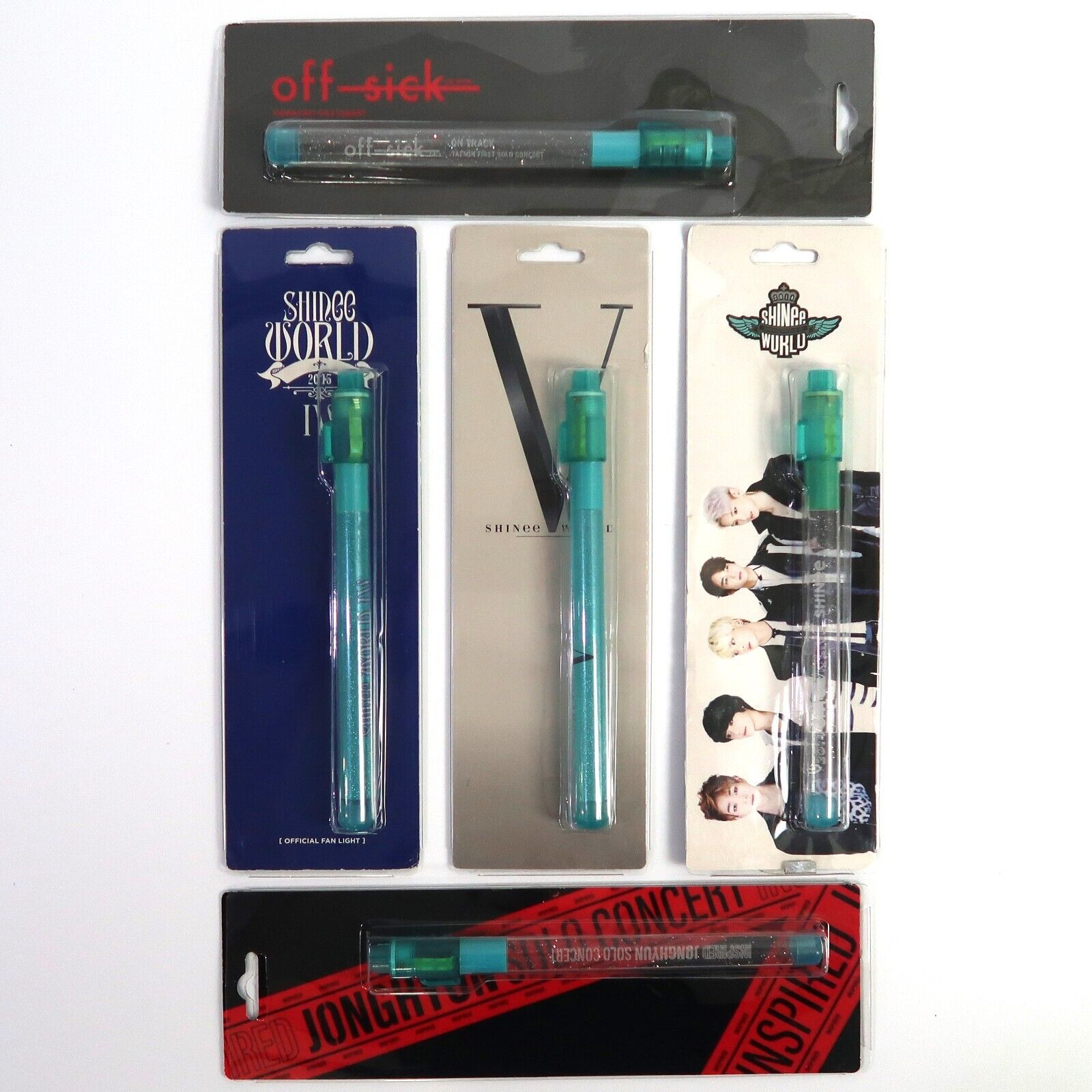 Shinee + Solo Official Fan Light Lightstick World Jonghyun Taemin Off Stick