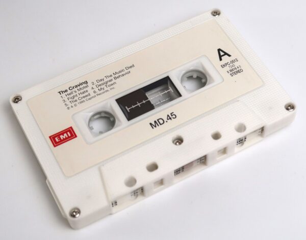 MD.45 - The Craving Korean Cassette Tape Album Korea Megadeth Dave Mustaine