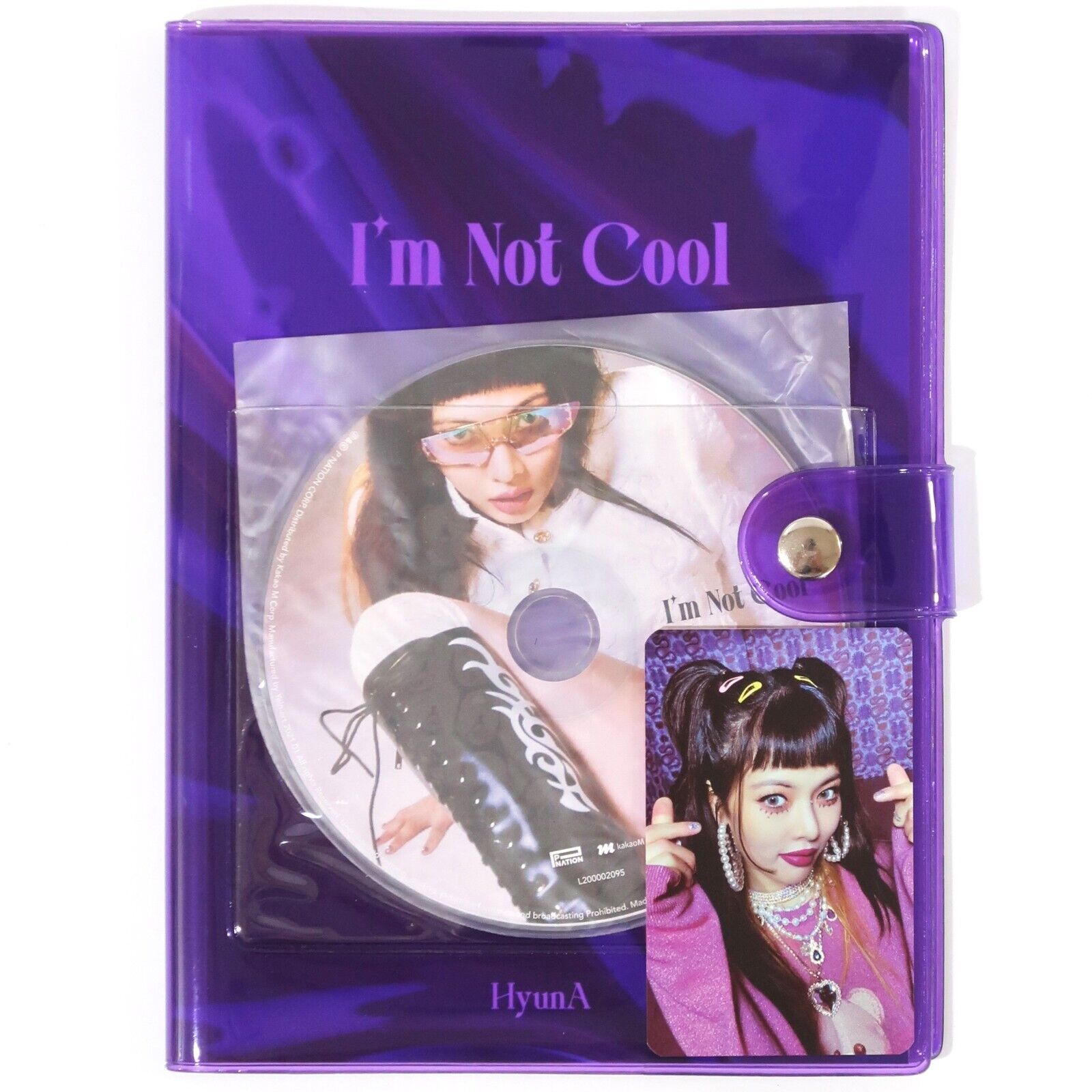 HyunA - I'm Not Cool Album CD + Photocard Poster Stickers Wonder Girls 2021