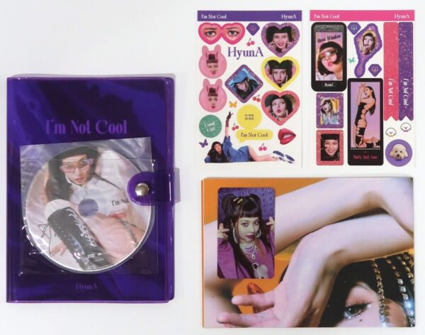 HyunA - I'm Not Cool Album CD + Photocard Poster Stickers Wonder Girls 2021