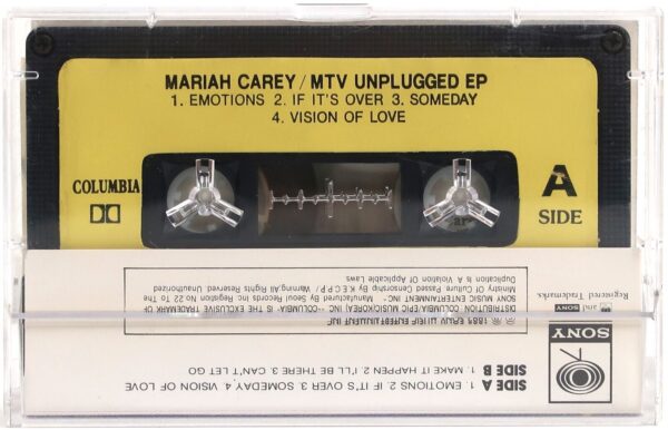 Mariah Carey - MTV Unplugged Korean Cassette Tape Album Korea