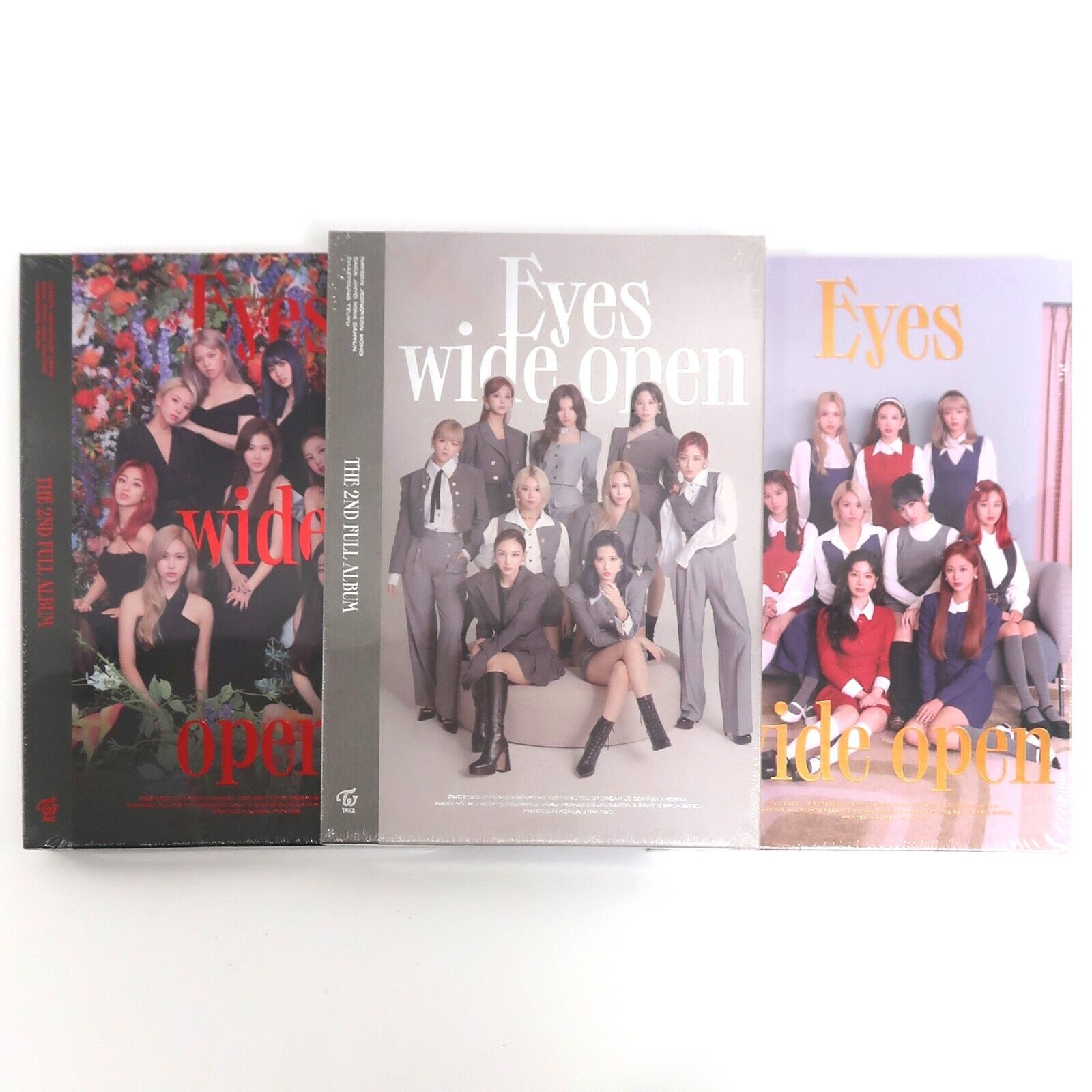 10-7582.jpg Twice - Eyes Wide Open All 3 Versions Set Factory Sealed 2020