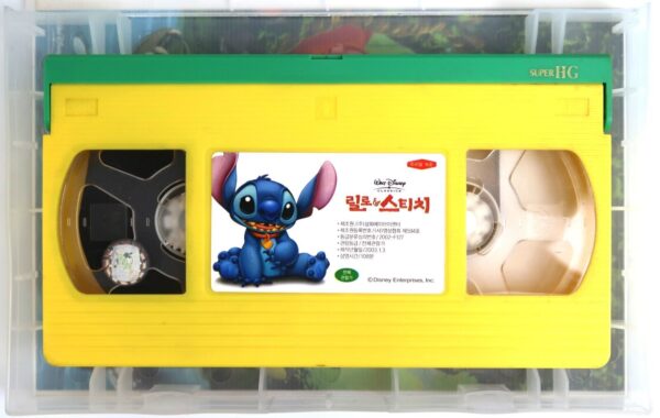 Lilo & Stitch 1 + 2 Set (2002/2005) Disney Korean VHS [NTSC] Korea Dubbed