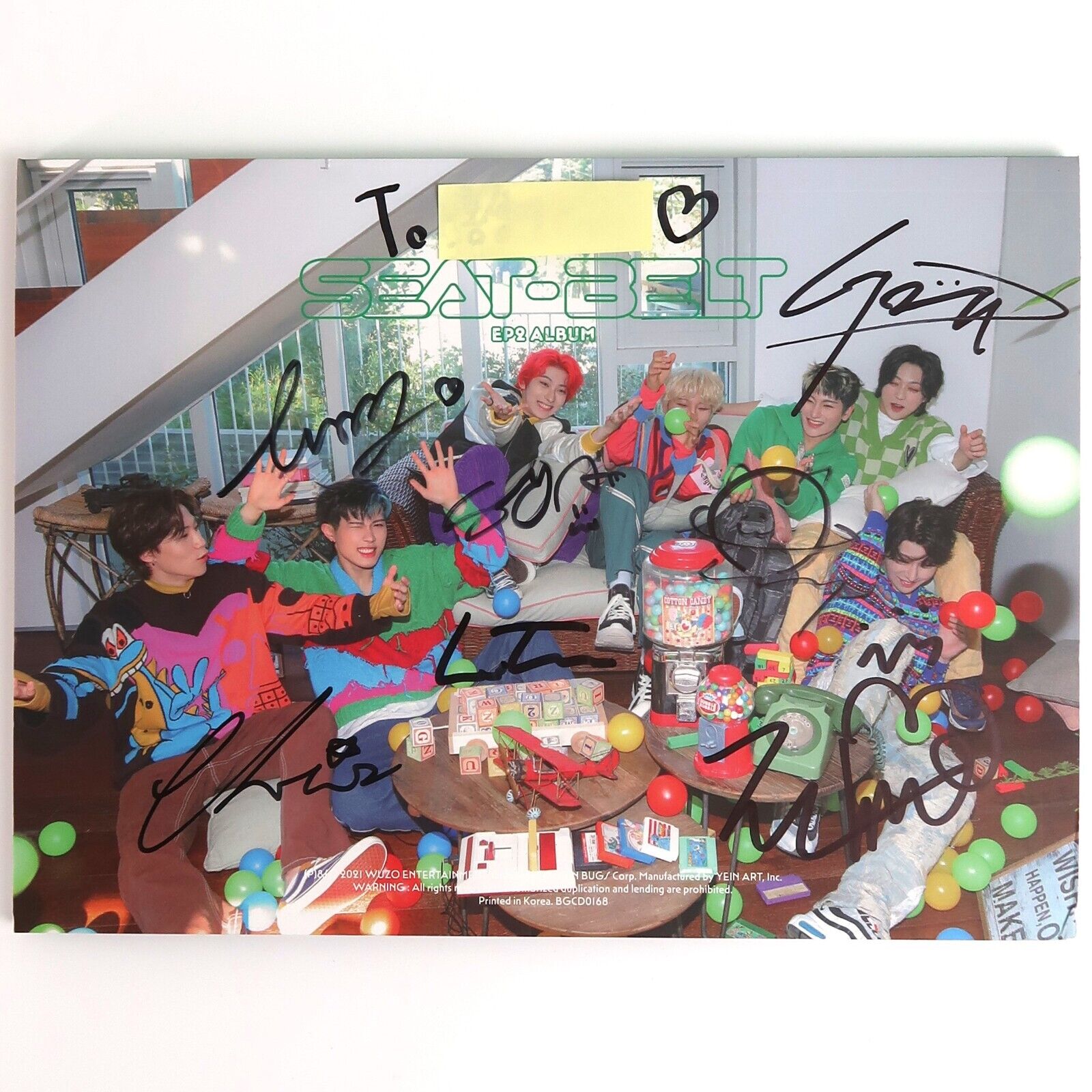10-7845.jpg Blitzers - Seat-Belt Take Ver. Signed Autographed CD Album 2021