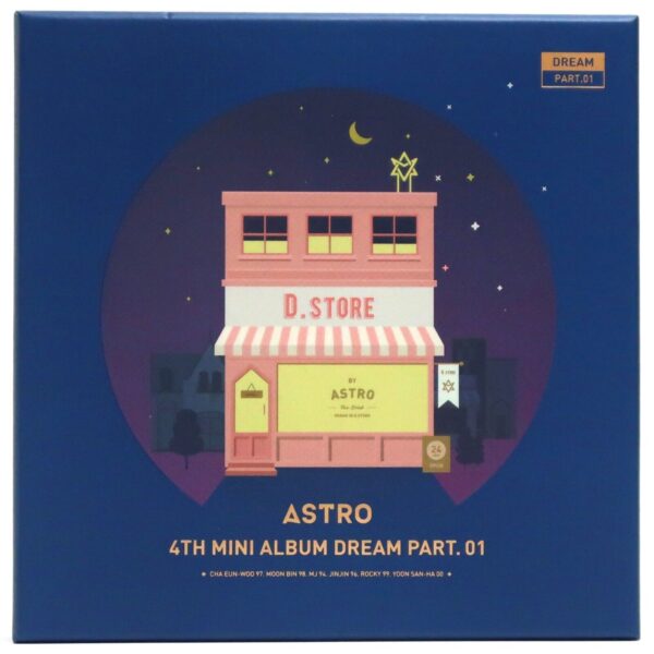 10-7890.jpg Astro - Dream Part. 01 Night Version CD Album + PC + Moonbin Pre-Order Standee